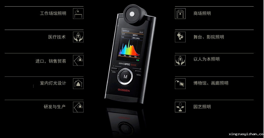 高精度色彩照度计MavoSpec Lite